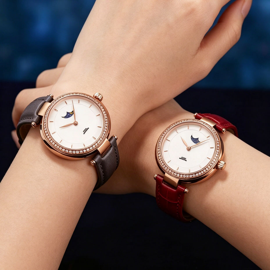 Vintage Watch Crystal - Jam Tangan Beijing Vintage untuk Wanita,