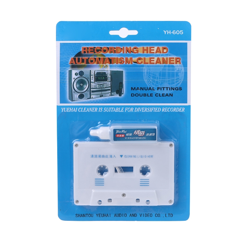 Cassette Tape Head - Tape kaset untuk pembersih kepala &
