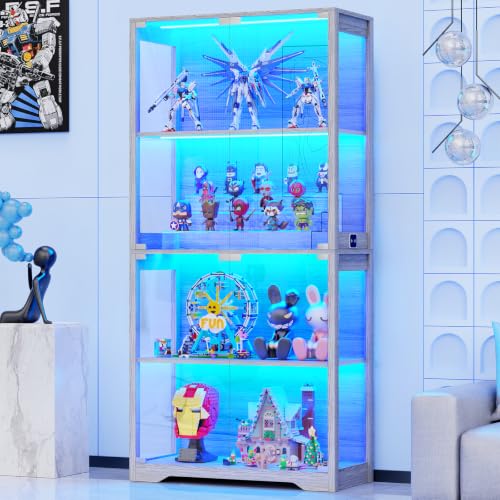 Collectible Collection - Lemari Pajangan dengan Pintu Kaca, Rak