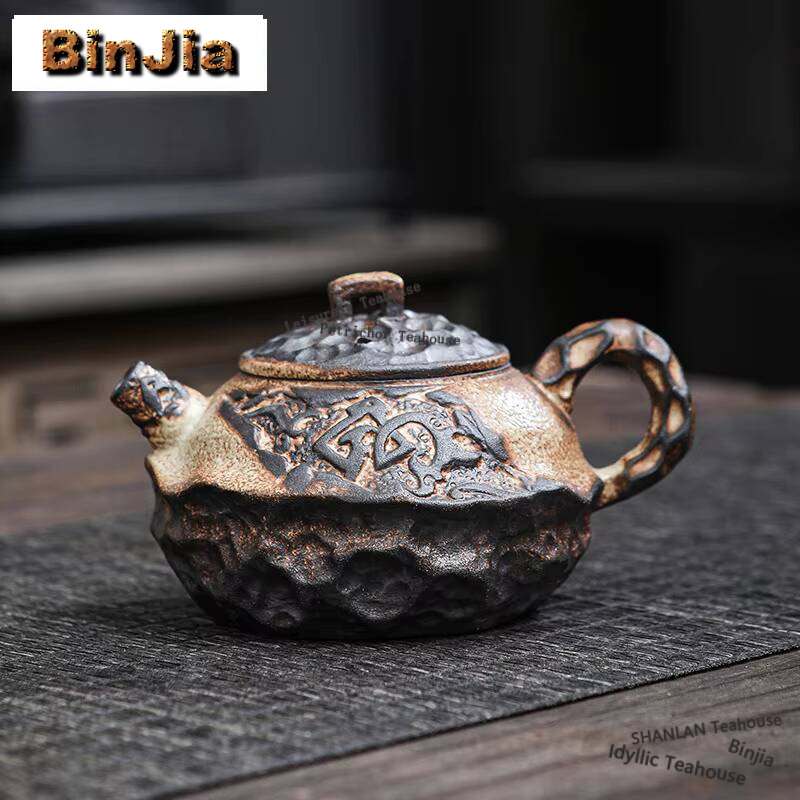 Vintage Collectible Accessories - Teko lumpur batu tua Jepang teko