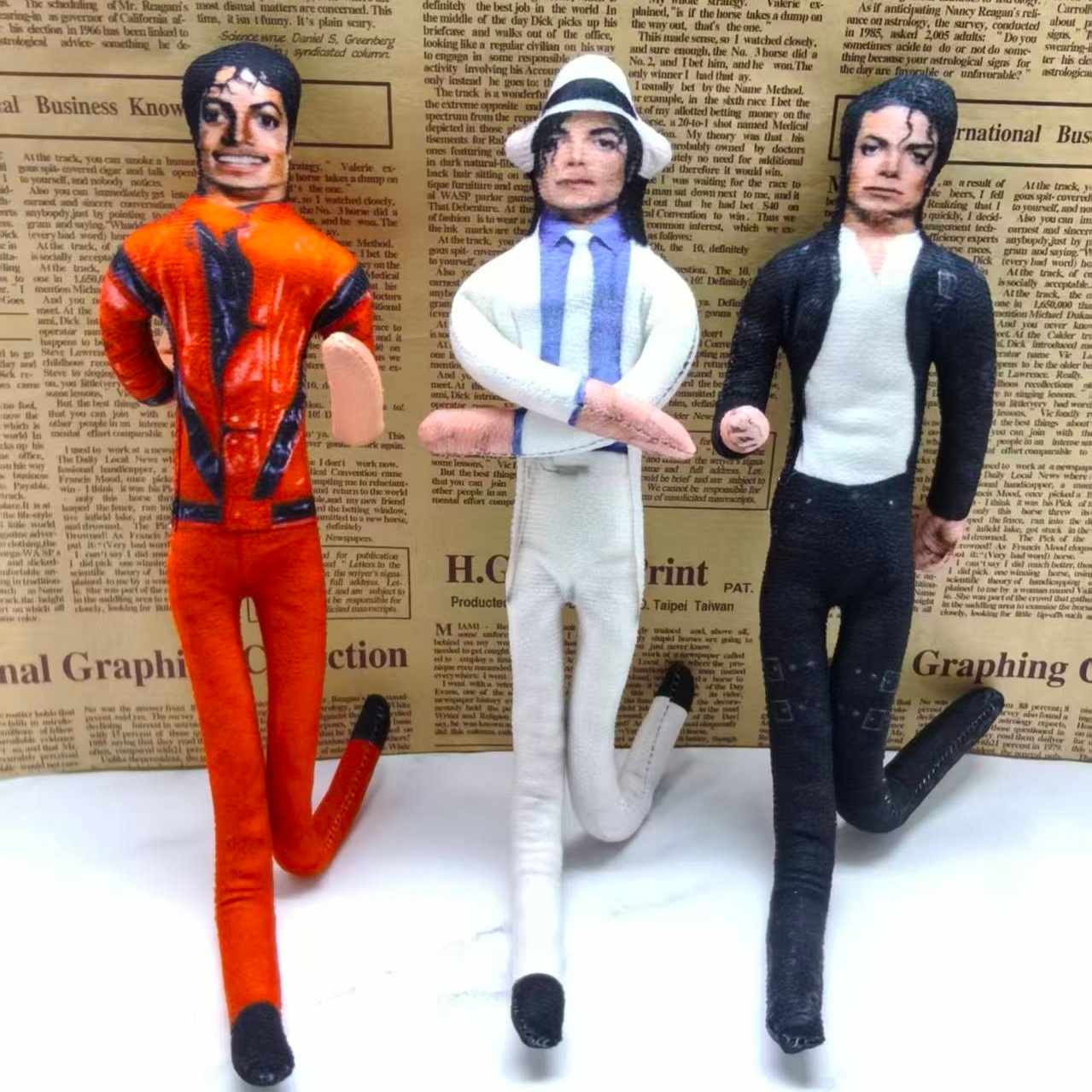 Vintage Collectible And Vintage Dolls - Boneka Prop Cosplay MJ Michael Jackson