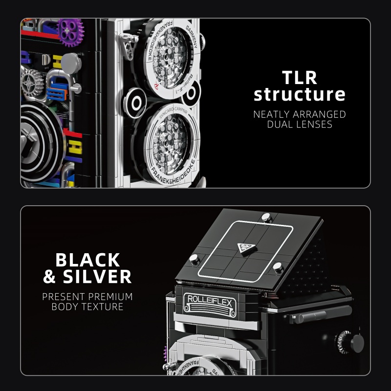 Set blok bangunan kamera vinta - Collectible Vintage Cameras ulasan dan harga