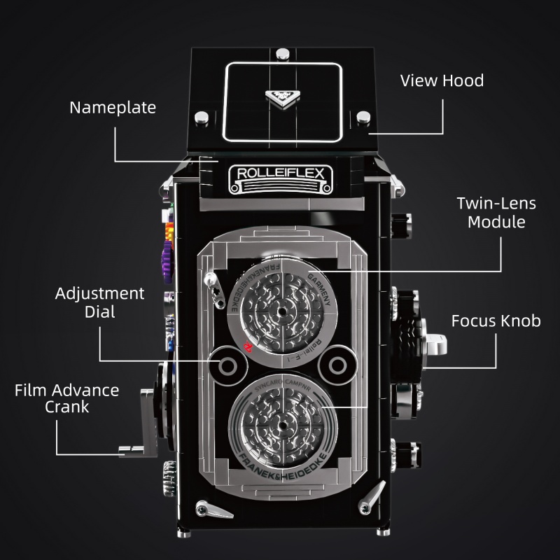 Set blok bangunan kamera vinta - Collectible Vintage Cameras ulasan dan harga