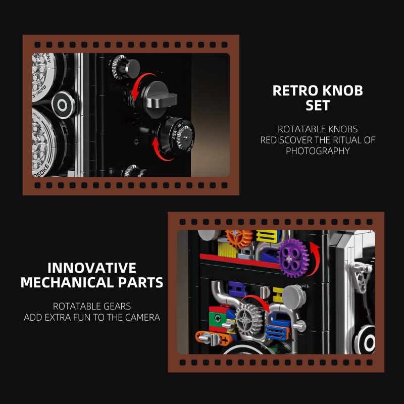 Set blok bangunan kamera vinta - Collectible Vintage Cameras ulasan dan harga
