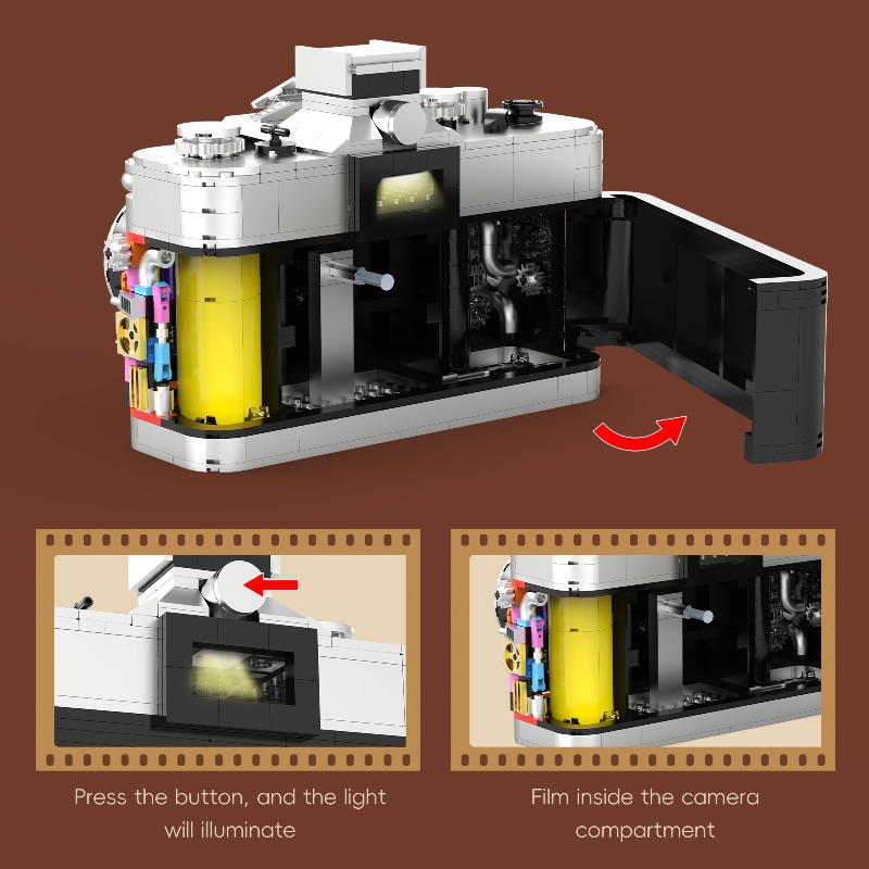 865PCS Atau 805PCS Model Kamer - Collectible Vintage Cameras ulasan dan harga
