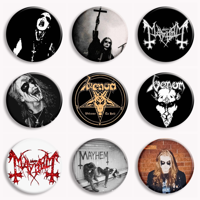 Rock Mayhem Band kancing lembu - Vintage Collectible Accessories ulasan dan harga