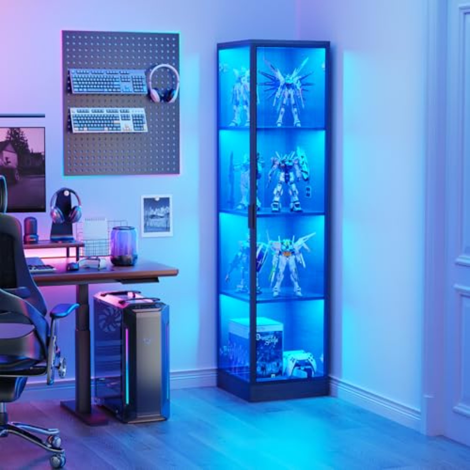 Lemari Pajangan Sudut dengan P - Collectible Collection ulasan dan harga