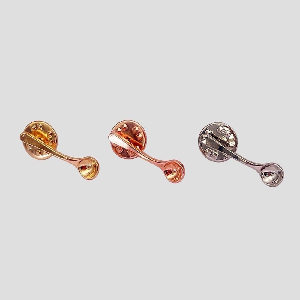 Bros Pin Sendok Kopi Desain Ba - Collectible Vintage Brooches ulasan dan harga
