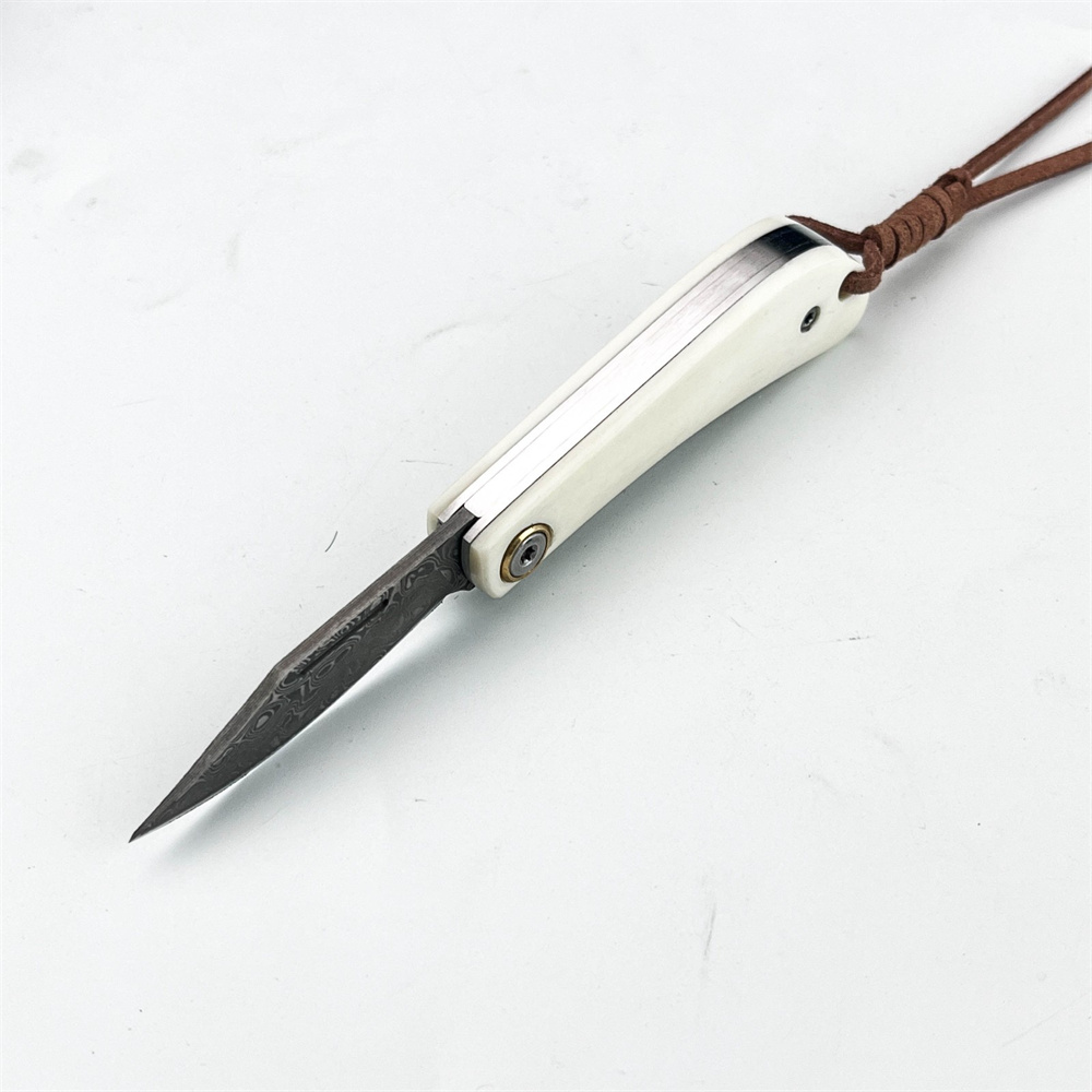 Pisau Lipat EDC Vintage Damasc - Vintage Collectible Knives ulasan dan harga