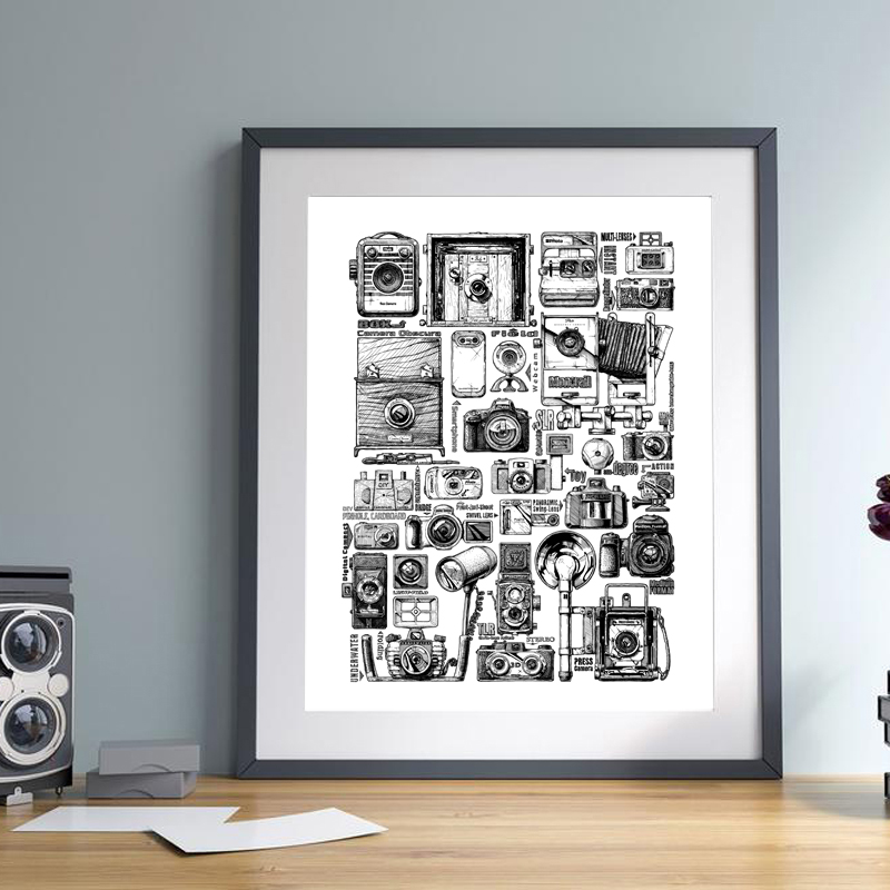 Koleksi Kamera Antik Poster Il - Collectible Vintage Cameras ulasan dan harga