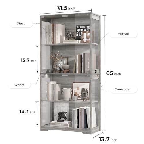 Lemari Pajangan dengan Pintu K - Collectible Collection ulasan dan harga