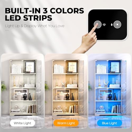 Lemari Pajangan dengan Pintu K - Collectible Collection ulasan dan harga