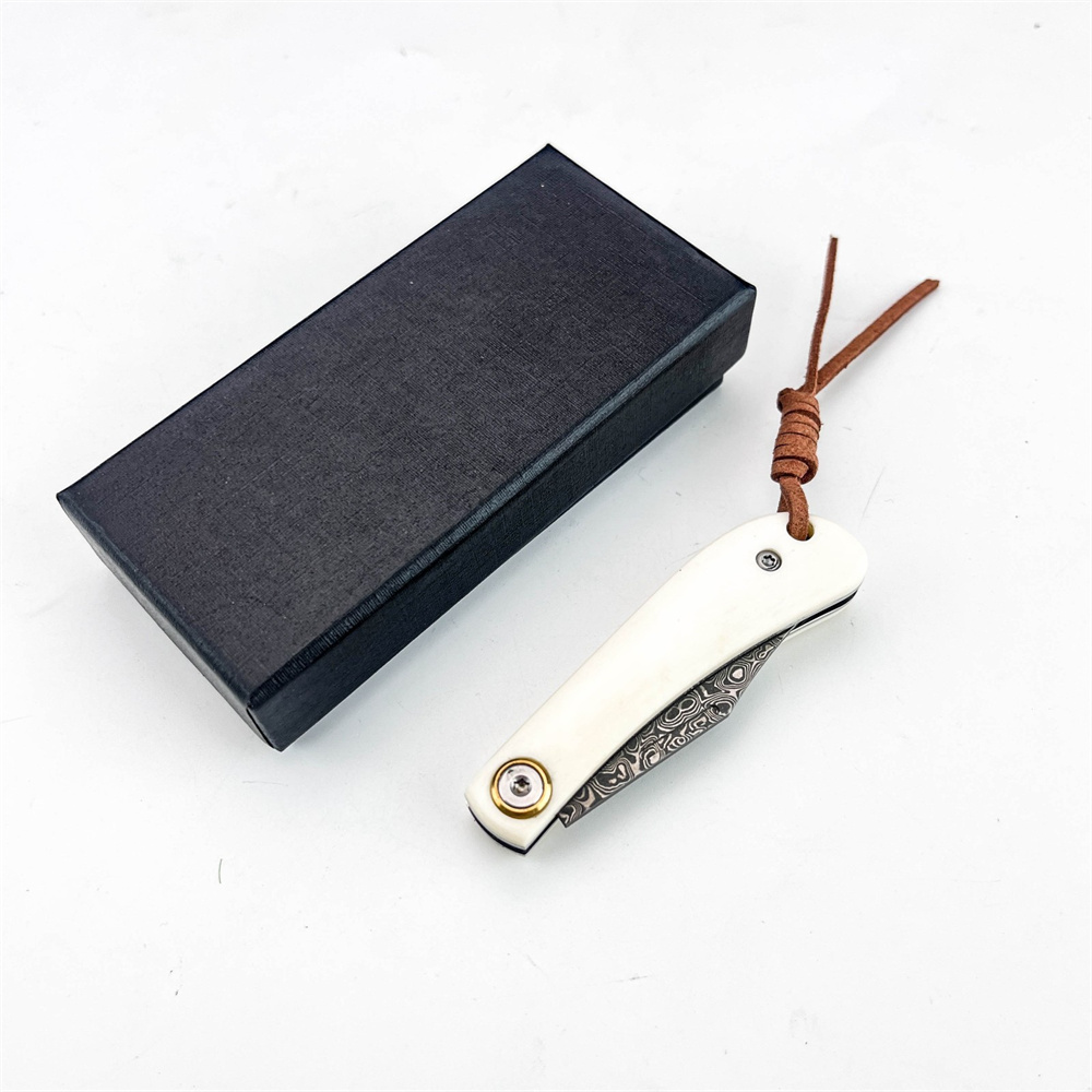 Pisau Lipat Damascus EDC Vinta - Vintage Collectible Knives ulasan dan harga