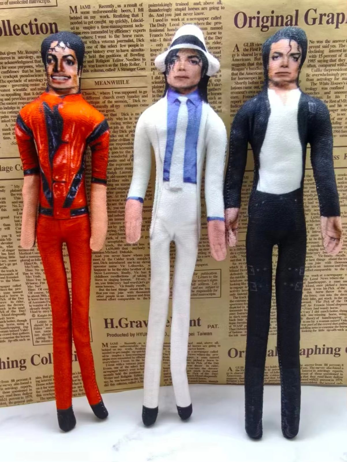 Boneka Prop Cosplay MJ Michael - Vintage Collectible And Vintage Dolls ulasan dan harga