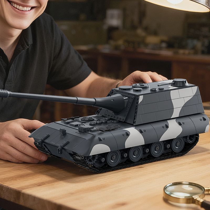 1836pcs MOC Tank Destroyer E-1 - Vintage Collectibles Toys ulasan dan harga