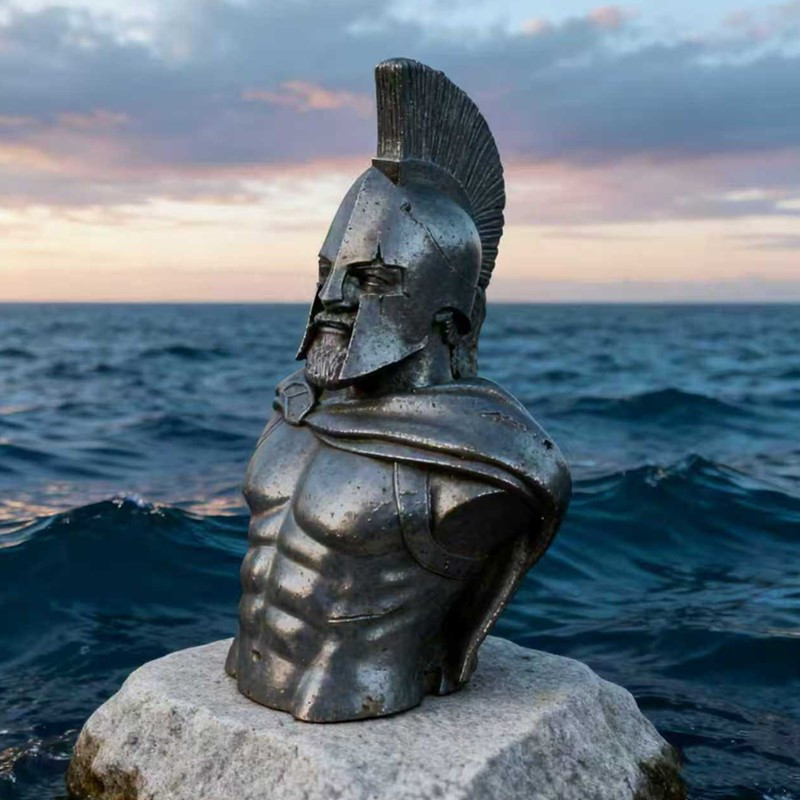 Patung Setengah Badan Spartan  - Vintage Collectible Accessories ulasan dan harga