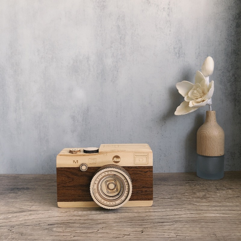 Kotak Musik Kamera Kayu Vintag - Collectible Vintage Cameras ulasan dan harga