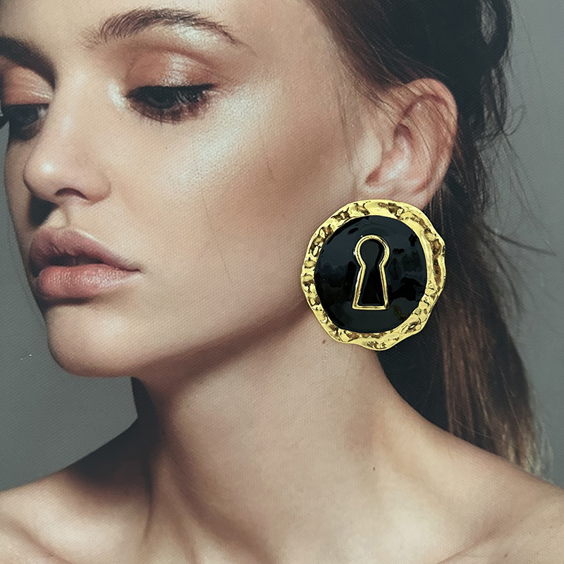 Anting-Anting Kancing Bulat Ca - Vintage Collectible Accessories ulasan dan harga