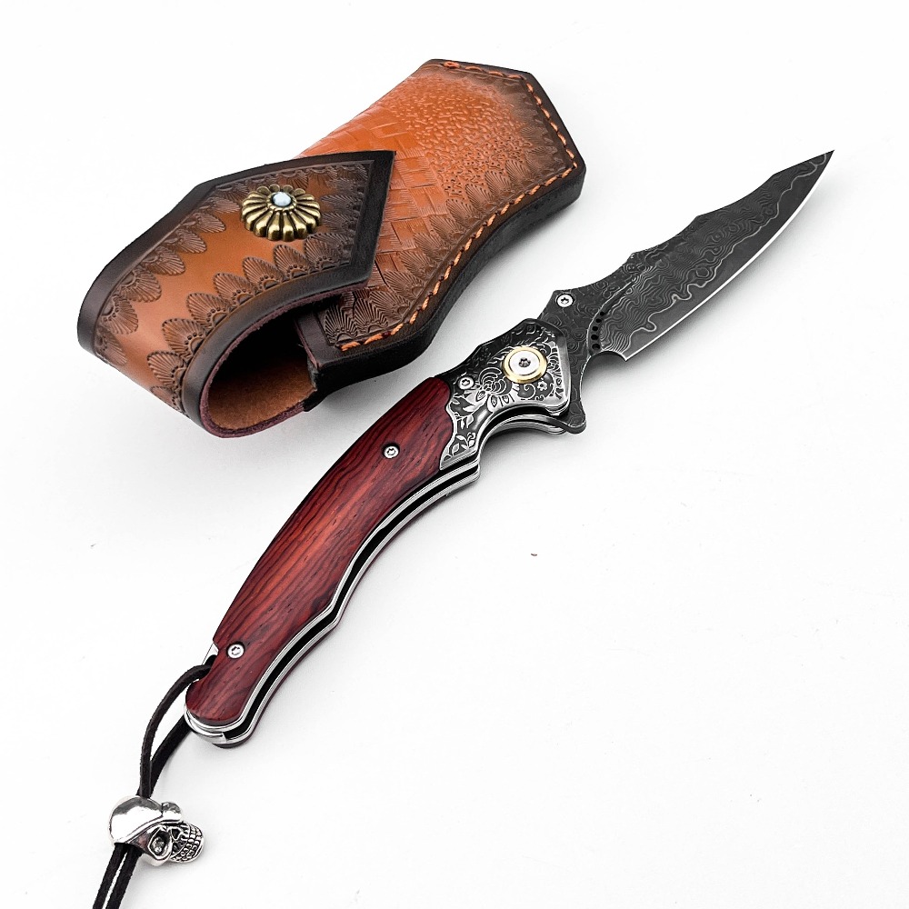 Pisau Lipat Ukiran Vintage Pol - Vintage Collectible Knives ulasan dan harga