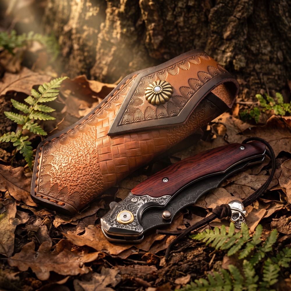 Pisau Lipat Ukiran Vintage Pol - Vintage Collectible Knives ulasan dan harga