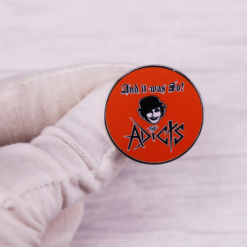 The-Adicts Pin Enamel Lencana  - Collectible Vintage Brooches ulasan dan harga