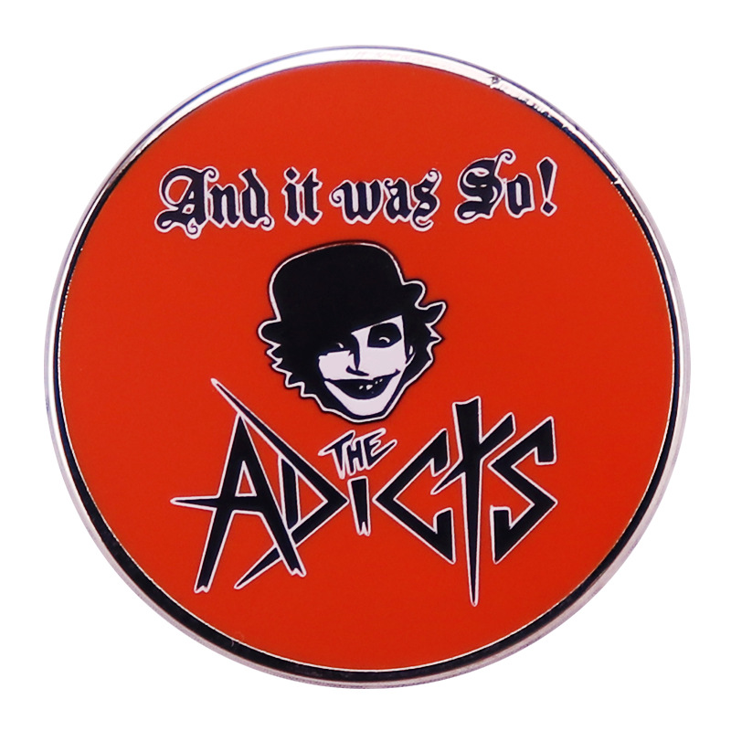 The-Adicts Pin Enamel Lencana  - Collectible Vintage Brooches ulasan dan harga