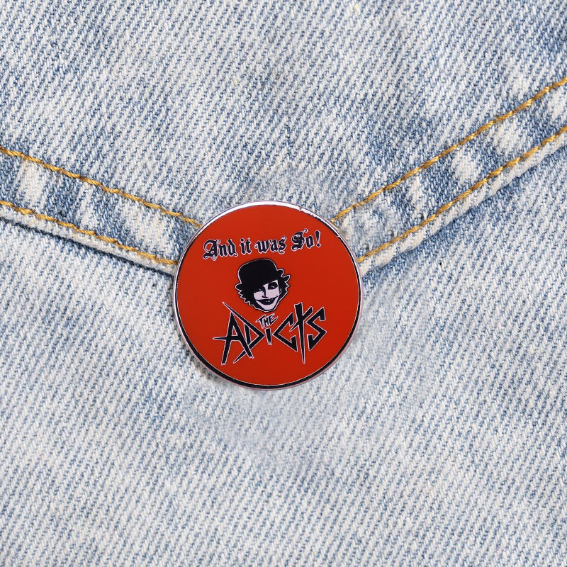 The-Adicts Pin Enamel Lencana  - Collectible Vintage Brooches ulasan dan harga